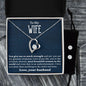 To My Beautiful Wife Forever Love Heart Pendant and Earring Set - Mallard Moon Gift Shop