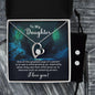 To My Daughter - One of the Greatest Joys Forever Love Heart Pendant Necklace and Earring Set - Mallard Moon Gift Shop