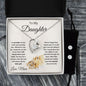 Daughter Gift from Dad Forever Love Heart Pendant Necklace and Earring Set - Mallard Moon Gift Shop