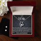 To My Wife- I Love You from the Bottom of my Heart - Forever Love Heart Pendant and Earring Set - Mallard Moon Gift Shop