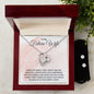 Gift for Future Wife Forever Love Heart Pendant Necklace and Earring Set - Mallard Moon Gift Shop
