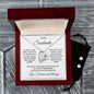 Gift for Soulmate Forever and Always Heart Necklace and Earring Set - Mallard Moon Gift Shop