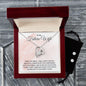 Gift for Future Wife Forever Love Heart Pendant Necklace and Earring Set - Mallard Moon Gift Shop