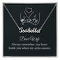 Dear Wife Always Remember Personalized Name Necklace - Mallard Moon Gift Shop