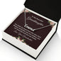 To My Beautiful Granddaughter - You are Unique - Personalized Name Necklace - Mallard Moon Gift Shop