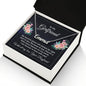 To My Girlfriend - My Favorite Place is Next to You - Personalized Name Necklace - Mallard Moon Gift Shop