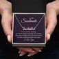 To My Soulmate - Our Spirits Touch One Another - Personalized Name Necklace - Mallard Moon Gift Shop