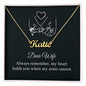 Dear Wife Always Remember Personalized Name Necklace - Mallard Moon Gift Shop