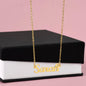 Happy Birthday Personalized Name Necklace - Mallard Moon Gift Shop