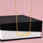 To my Wife - A Cute, Loving, Sexy Husband is Rare - Personalized Name Necklace - Mallard Moon Gift Shop