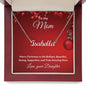 Mother Christmas Gift from Daughter Script Name Necklace - Mallard Moon Gift Shop