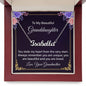 To My Beautiful Granddaughter Personalized Name Necklace - Mallard Moon Gift Shop