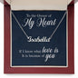 To the Owner of my Heart Personalized Name Necklace - Mallard Moon Gift Shop