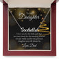 Gift for Daughter Love Dad Personalized Name Necklace - Mallard Moon Gift Shop