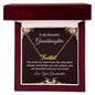 To My Beautiful Granddaughter - You are Unique - Personalized Name Necklace - Mallard Moon Gift Shop