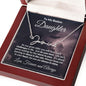 To My Badass Daughter Dance in the Rain Personalized Name Necklace - Mallard Moon Gift Shop