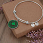 Let's Get Lucked Up St. Patrick's Day Engraved Circle Bangle Bracelet - Mallard Moon Gift Shop