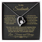 To My Soulmate - I Gave My Heart To You - Forever Love Heart Pendant Necklace - Mallard Moon Gift Shop