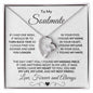 To My Soulmate Forever Love Heart Necklace Message Card and Gift Box - Mallard Moon Gift Shop