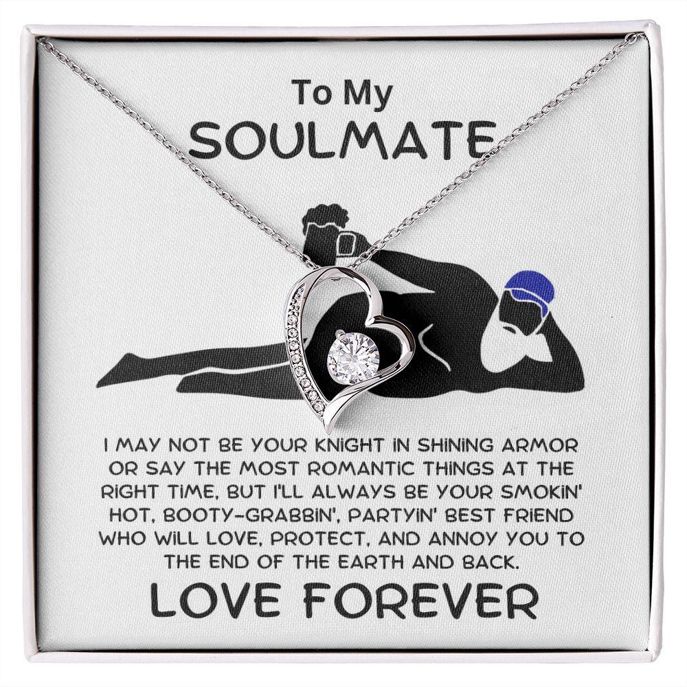 To My Soulmate - Smokin' Hot Valentine - Forever Love Pendant Necklace - Mallard Moon Gift Shop