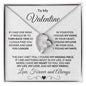 To My Valentine Forever Love Heart Necklace - Mallard Moon Gift Shop