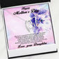 Mother's Day Gift from Daughter Forever Love Heart Pendant Necklace Cat Message Card - Mallard Moon Gift Shop