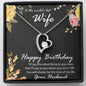 Birthday Gift to World's Best Wife Heart Pendant Necklace - Mallard Moon Gift Shop