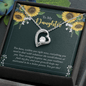 Daughter Inspirational Heart Pendant Necklace - Mallard Moon Gift Shop
