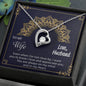 To My Wife Necklace Heart Pendant Gift Birthday Anniversary Valentine Forgive Me Christmas Love You - Mallard Moon Gift Shop