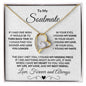 To My Soulmate Forever Love Heart Necklace Message Card and Gift Box - Mallard Moon Gift Shop