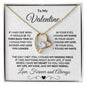 To My Valentine Forever Love Heart Necklace - Mallard Moon Gift Shop