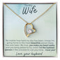 To My Wife - You Make My Heart Smile - Forever Love Necklace - Mallard Moon Gift Shop