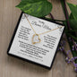 To My Bonus Mom - You Stepped into My Life - Forever Love Necklace - Mallard Moon Gift Shop