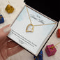 To Bonus Mom - More than a Parent Forever Love Heart Pendant Necklace - Mallard Moon Gift Shop