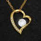 Gift for Mother From Son Forever Love Heart Pendant Necklace - Mallard Moon Gift Shop