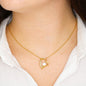 To My Wife - I Love You Endlessly - Forever Love Heart Pendant Necklace - Mallard Moon Gift Shop