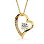 Gift for Mother From Son Forever Love Heart Pendant Necklace - Mallard Moon Gift Shop