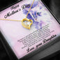 Mother's Day Gift from Daughter Forever Love Heart Pendant Necklace Cat Message Card - Mallard Moon Gift Shop