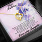 Birthday Gift for Mother Forever Love Heart Pendant Necklace From Daughter Cat Message Card - Mallard Moon Gift Shop