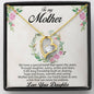 Gift for Mother Forever Love Heart Pendant Necklace Message Card from Daughter - Mallard Moon Gift Shop
