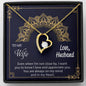 To My Wife Necklace Heart Pendant Gift Birthday Anniversary Valentine Forgive Me Christmas Love You - Mallard Moon Gift Shop