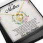Gift for Mother Forever Love Heart Pendant Necklace Message Card from Daughter - Mallard Moon Gift Shop