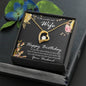 Birthday Gift to World's Best Wife Heart Pendant Necklace - Mallard Moon Gift Shop