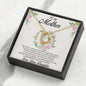 Gift for Mother Forever Love Heart Pendant Necklace Message Card from Daughter - Mallard Moon Gift Shop