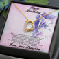 Birthday Gift for Mother Forever Love Heart Pendant Necklace From Daughter Cat Message Card - Mallard Moon Gift Shop