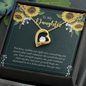 Daughter Inspirational Heart Pendant Necklace - Mallard Moon Gift Shop