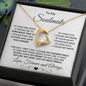 To My Soulmate Forever Love Heart Necklace Message Card and Gift Box - Mallard Moon Gift Shop