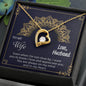 To My Wife Necklace Heart Pendant Gift Birthday Anniversary Valentine Forgive Me Christmas Love You - Mallard Moon Gift Shop