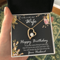 Wife Birthday Gift CZ Heart Pendant Necklace - Mallard Moon Gift Shop