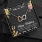 Sister-in-Law Birthday Heart Necklace - Mallard Moon Gift Shop